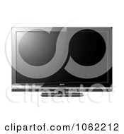Poster, Art Print Of 3d Black Lcd Television