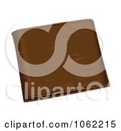 Clipart 3d Leather Wallet Royalty Free Vector Illustration