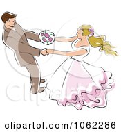 Poster, Art Print Of Dancing Wedding Couple 1