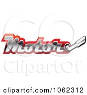 Poster, Art Print Of Motor And Exhaust Race Banner 2