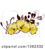 Poster, Art Print Of Yellow Hibiscus Flower Banner