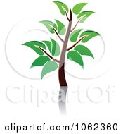 Poster, Art Print Of Green Tree Logo 6