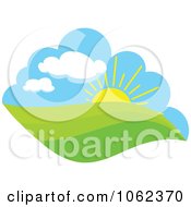 Poster, Art Print Of Spring Landscape Logo 6