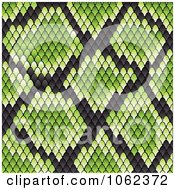 Poster, Art Print Of Green Snake Print Pattern Background