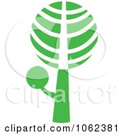 Poster, Art Print Of Green Tree Logo 2