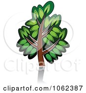 Poster, Art Print Of Green Tree Logo 2