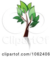 Poster, Art Print Of Green Tree Logo 4