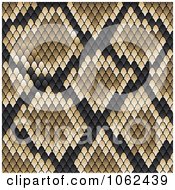 Brown Snake Print Pattern Background
