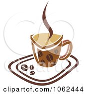 Clipart Coffee Logo 6 Royalty Free Vector Illustration