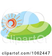 Poster, Art Print Of Spring Landscape Logo 1