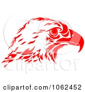 Clipart Red Eagle Head Royalty Free Vector Illustration