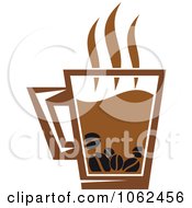 Clipart Coffee Logo 7 Royalty Free Vector Illustration