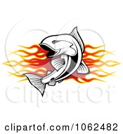 Poster, Art Print Of Fish And Flames Banner 1