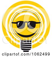 Clipart Yellow Light Bulb Logo 6 Royalty Free Vector Illustration