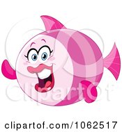 Poster, Art Print Of Pink Female Fish