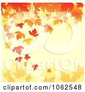 Poster, Art Print Of Autumn Background 1 - Royalty Free Vector Clip Art Illustration