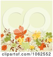 Poster, Art Print Of Autumn Background 6 - Royalty Free Vector Clip Art Illustration