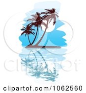 Poster, Art Print Of Palm Tree Island 7
