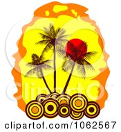 Poster, Art Print Of Palm Tree Island 10