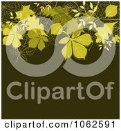 Clipart Green Floral Background 8 Royalty Free Vector Illustration