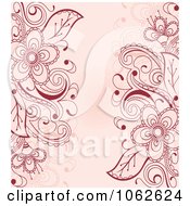 Poster, Art Print Of Pink Floral Background 1