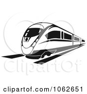 Poster, Art Print Of Subway Train In Black And White 4