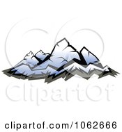 Clipart Mountain Logo 9 Royalty Free Vector Illustration
