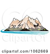 Clipart Mountain Logo 2 Royalty Free Vector Illustration