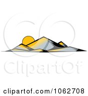 Clipart Mountain Logo 7 Royalty Free Vector Illustration