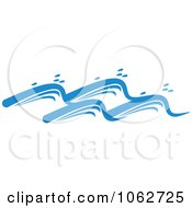 Clipart Ocean Wave Design Element 3 Royalty Free Vector Illustration