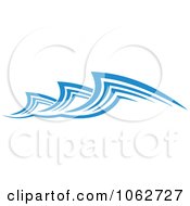 Clipart Ocean Wave Design Element 4 Royalty Free Vector Illustration