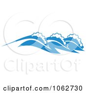 Clipart Ocean Wave Design Element 12 Royalty Free Vector Illustration