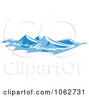 Clipart Ocean Wave Design Element 6 Royalty Free Vector Illustration