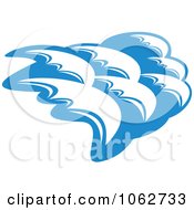 Clipart Ocean Wave Design Element 10 Royalty Free Vector Illustration