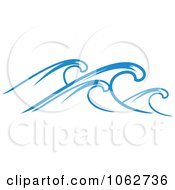 Clipart Ocean Wave Design Element 1 Royalty Free Vector Illustration