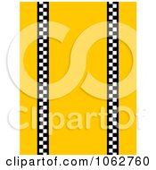 Poster, Art Print Of Vertical Lined Taxi Background