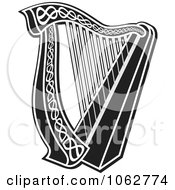 Harp Black And White