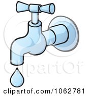 Clipart Faucet Dripping Royalty Free Vector Illustration by Any Vector #COLLC1062781-0165