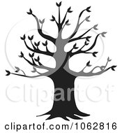 Poster, Art Print Of Black Tree Silhouette