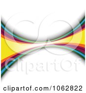 Clipart Rainbow Curve Background Royalty Free Vector Illustration