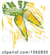 Poster, Art Print Of Woodcut Styled Carrots