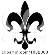 Clipart Fleur De Lis Design Element 7 Royalty Free Vector Illustration