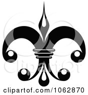 Clipart Fleur De Lis Design Element 8 Royalty Free Vector Illustration