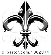 Clipart Fleur De Lis Design Element 1 Royalty Free Vector Illustration