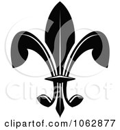 Clipart Fleur De Lis Design Element 6 Royalty Free Vector Illustration