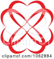 Clipart Circle Of Red Hearts 4 Royalty Free Vector Illustration