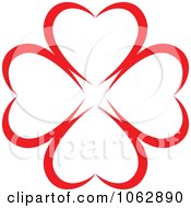 Clipart Circle Of Red Hearts 2 Royalty Free Vector Illustration