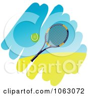 Poster, Art Print Of Tennis Racket And Ball