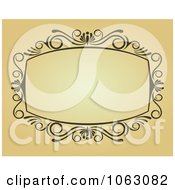 Clipart Vintage Ornate Frame 33 Royalty Free Vector Illustration
