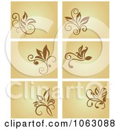 Clipart Flourishes Digital Collage 6 Royalty Free Vector Illustration